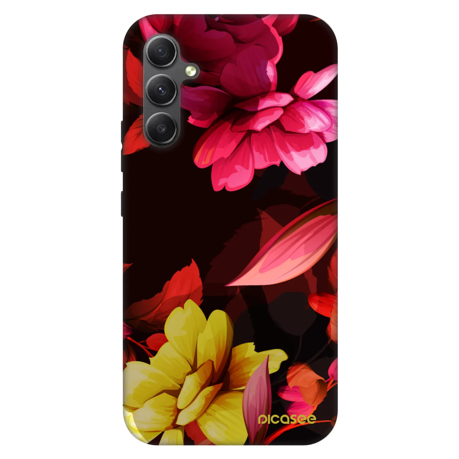 Picasee Fashion Case pro Samsung Galaxy A34 5G A346B - Dark Peonny