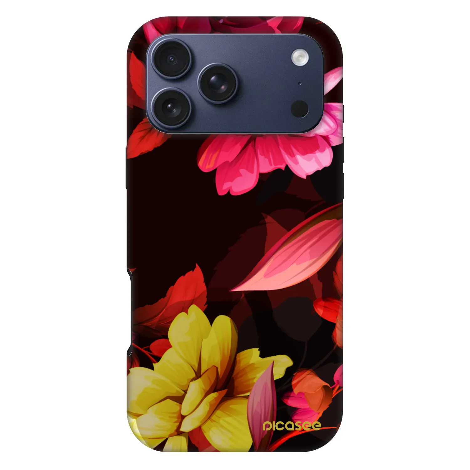 Picasee Fashion Case MagSafe Apple iPhone 17 Pro Max - Dark Peonny