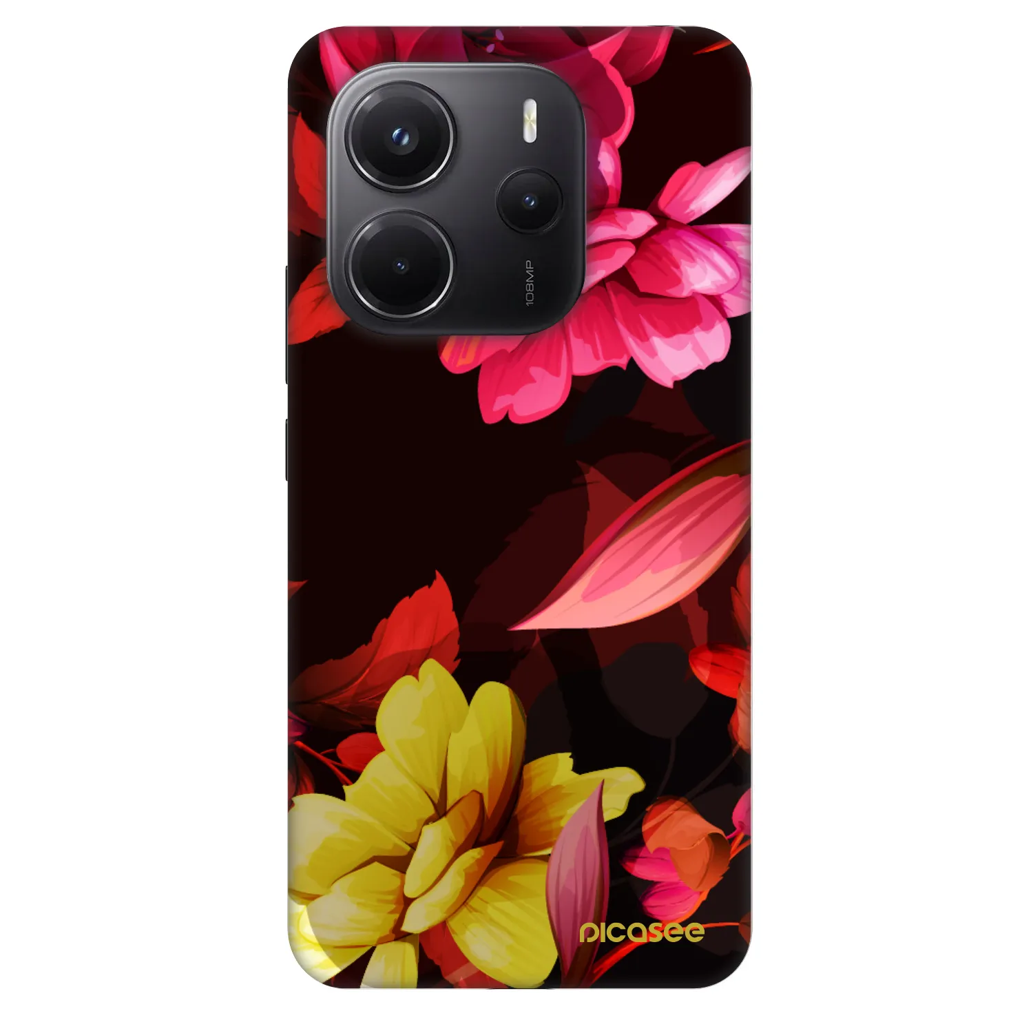 Picasee Fashion Case pro Xiaomi Redmi Note 14 4G - Dark Peonny