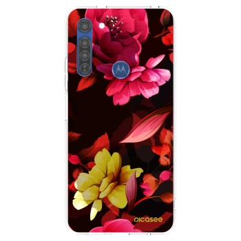 Obal pro Motorola Moto G8 - Dark Peonny