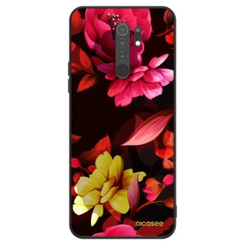 Obal pro Xiaomi Redmi 9 - Dark Peonny