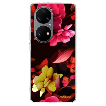 Obal pro Huawei P50 - Dark Peonny