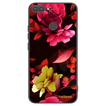 Obal pro Huawei P Smart - Dark Peonny