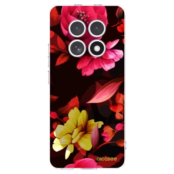Picasee silikonový průhledný obal pro Xiaomi Redmi Note 15 - Dark Peonny