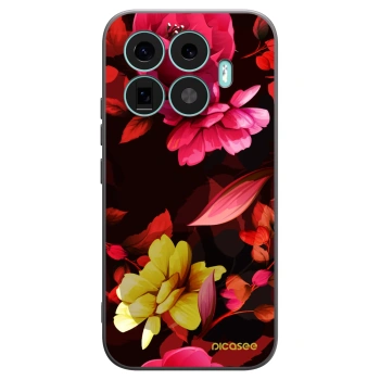 Picasee silikonový černý obal pro Xiaomi 17T - Dark Peonny