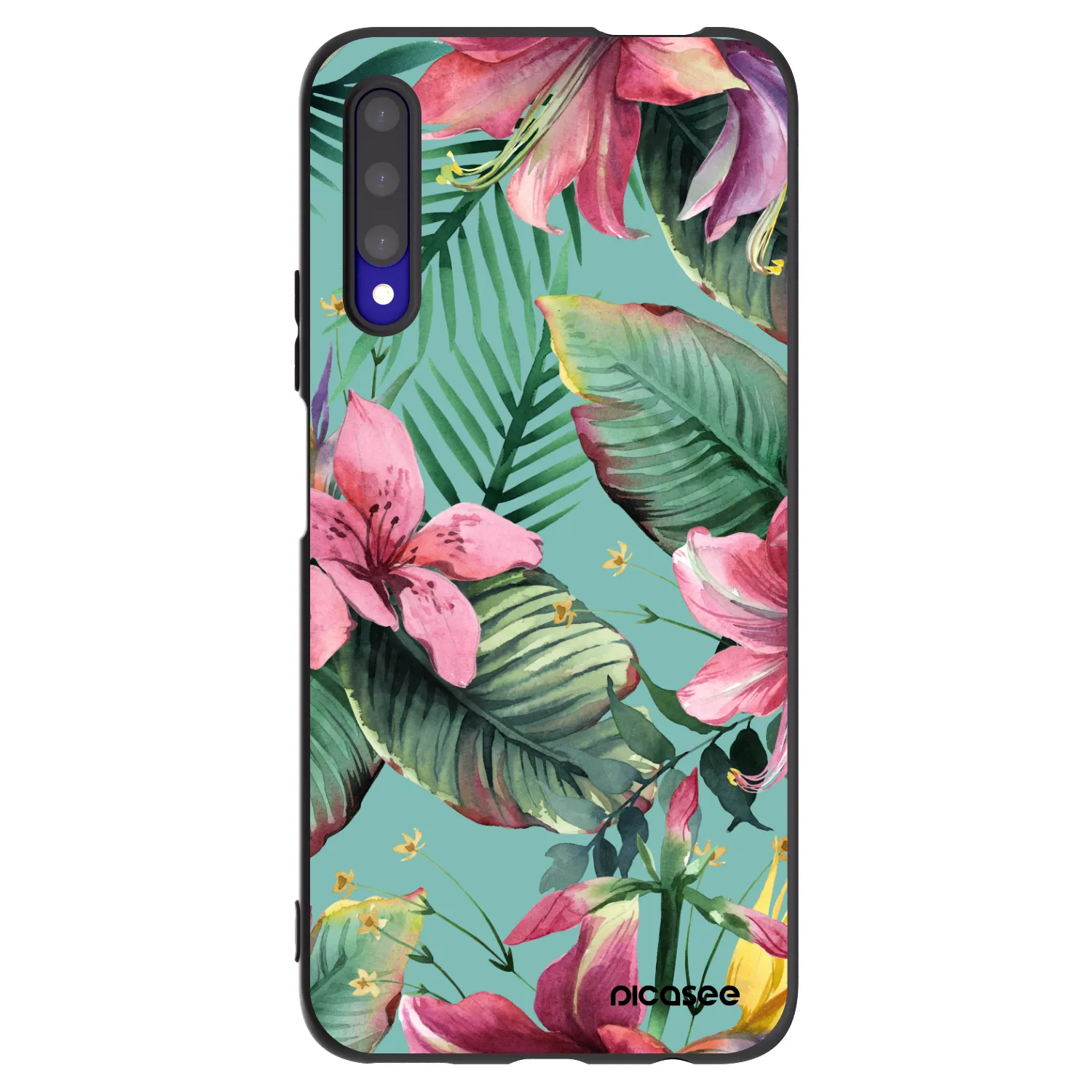 Picasee silikonový černý obal pro Honor 9X Pro - Hawaii