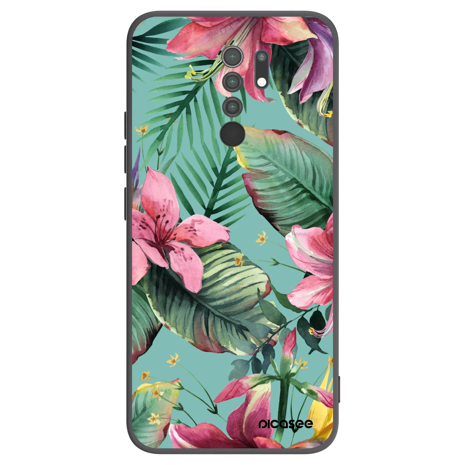 Picasee silikonový černý obal pro Xiaomi Redmi 9 - Hawaii