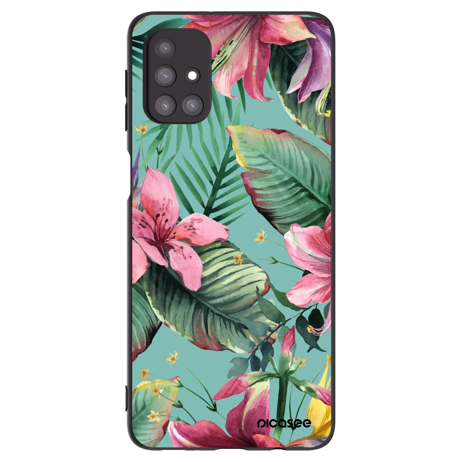 Picasee silikonový černý obal pro Samsung Galaxy M31s - Hawaii
