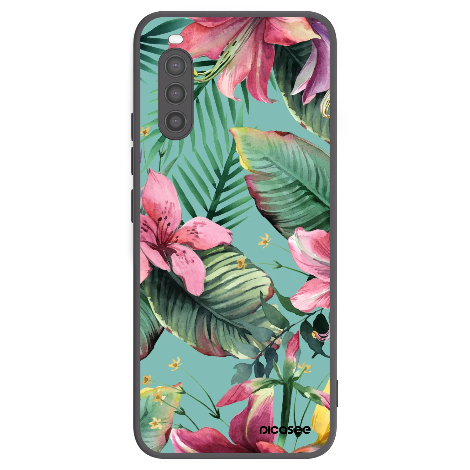 Picasee silikonový černý obal pro Sony Xperia 10 II - Hawaii