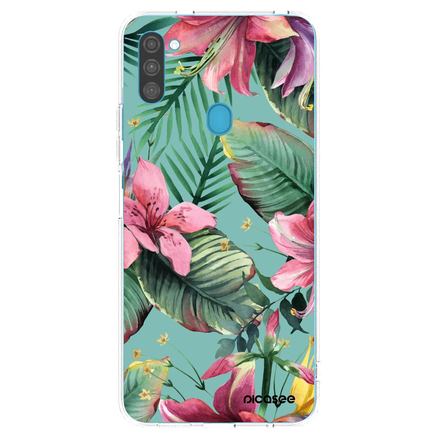 Picasee silikonový průhledný obal pro Samsung Galaxy M11 - Hawaii