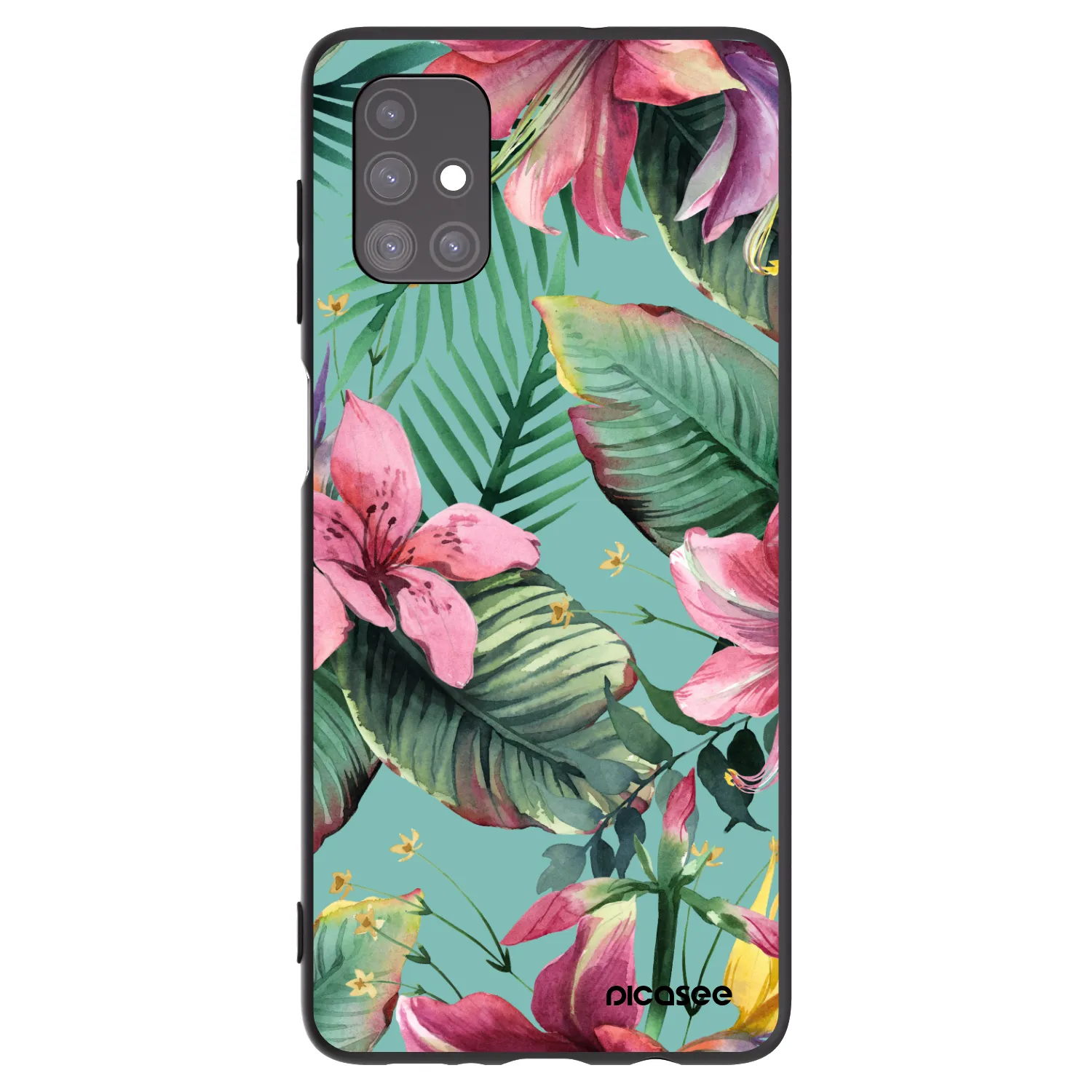 Picasee silikonový černý obal pro Samsung Galaxy M51 M515F - Hawaii
