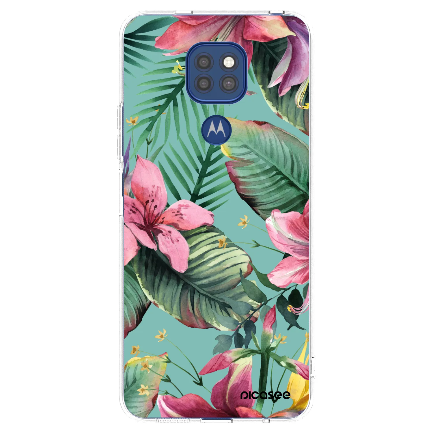 Picasee silikonový průhledný obal pro Motorola Moto G9 Play - Hawaii