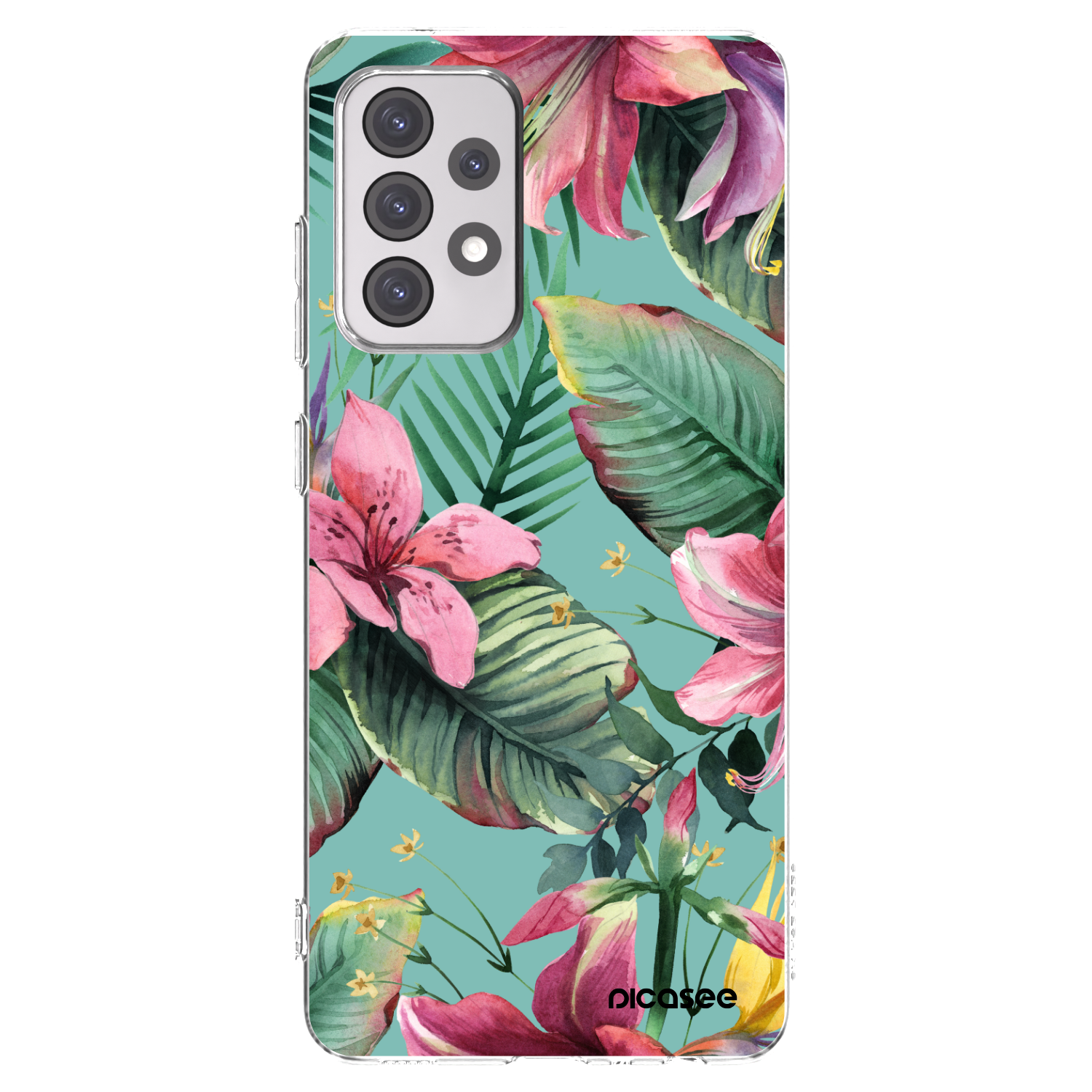 Picasee silikonový průhledný obal pro Samsung Galaxy A52 5G A525F - Hawaii