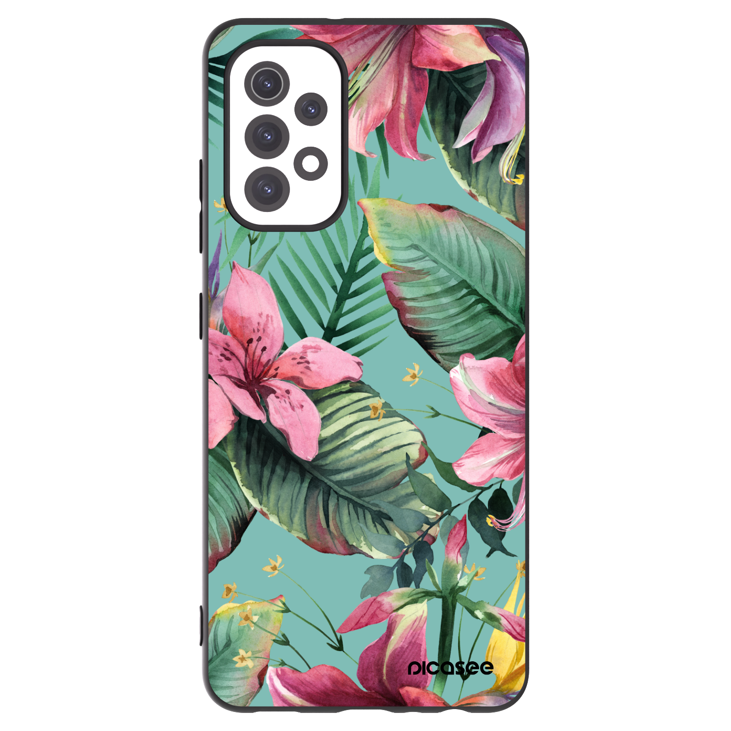Picasee silikonový černý obal pro Samsung Galaxy A32 5G A326B - Hawaii