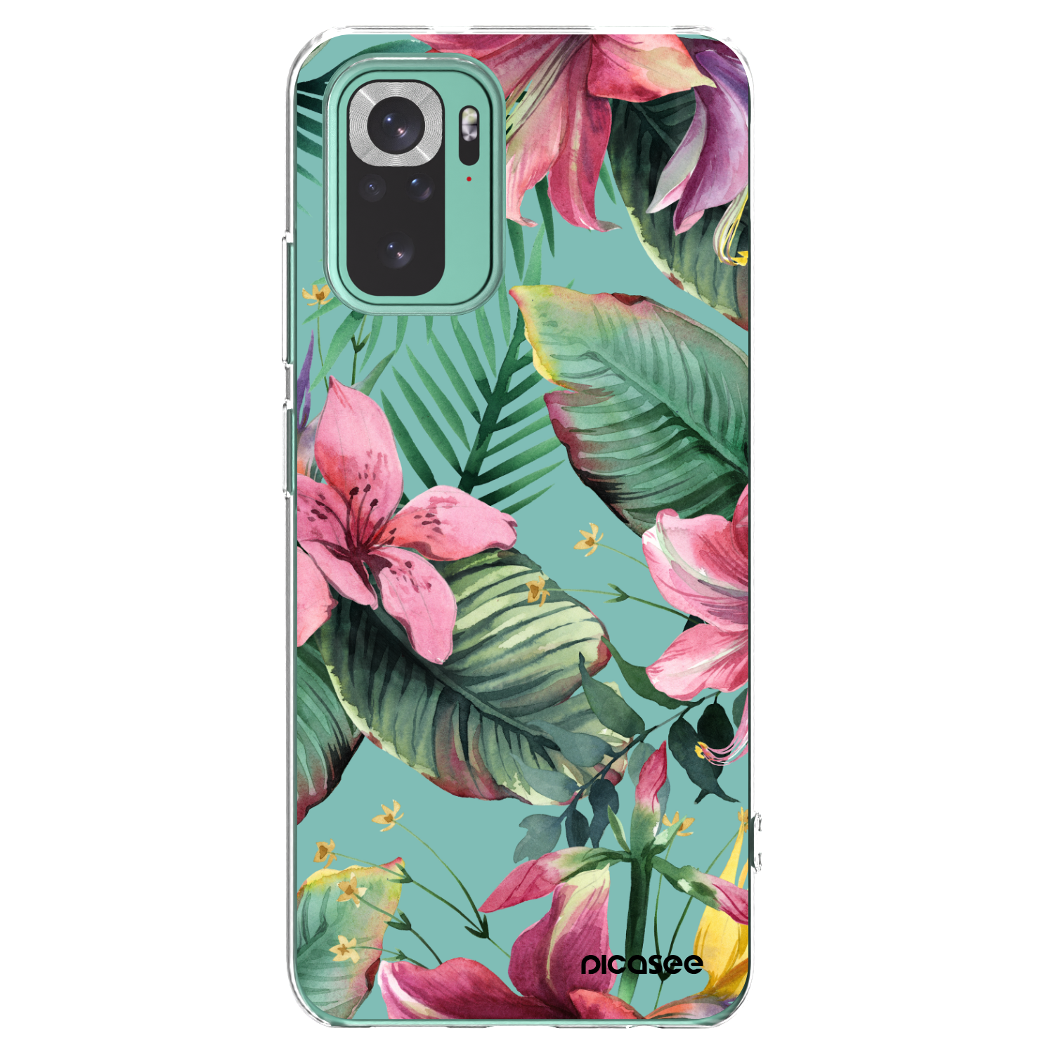 Picasee silikonový průhledný obal pro Xiaomi Redmi Note 10 Pro - Hawaii