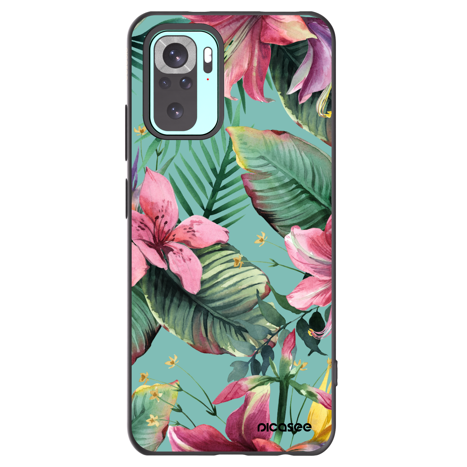 Picasee silikonový černý obal pro Xiaomi Redmi Note 10 Pro - Hawaii