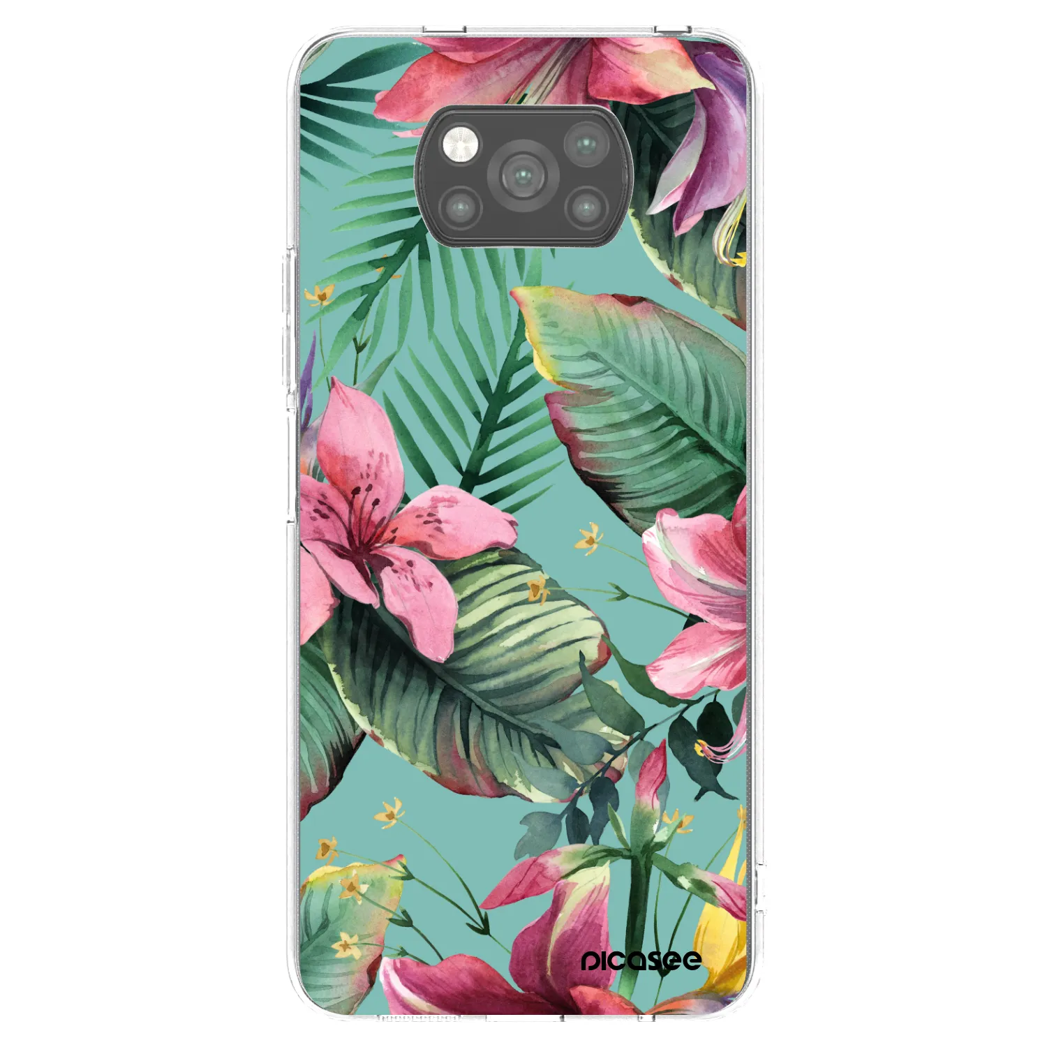 Picasee silikonový černý obal pro Xiaomi Poco X3 Pro - Hawaii