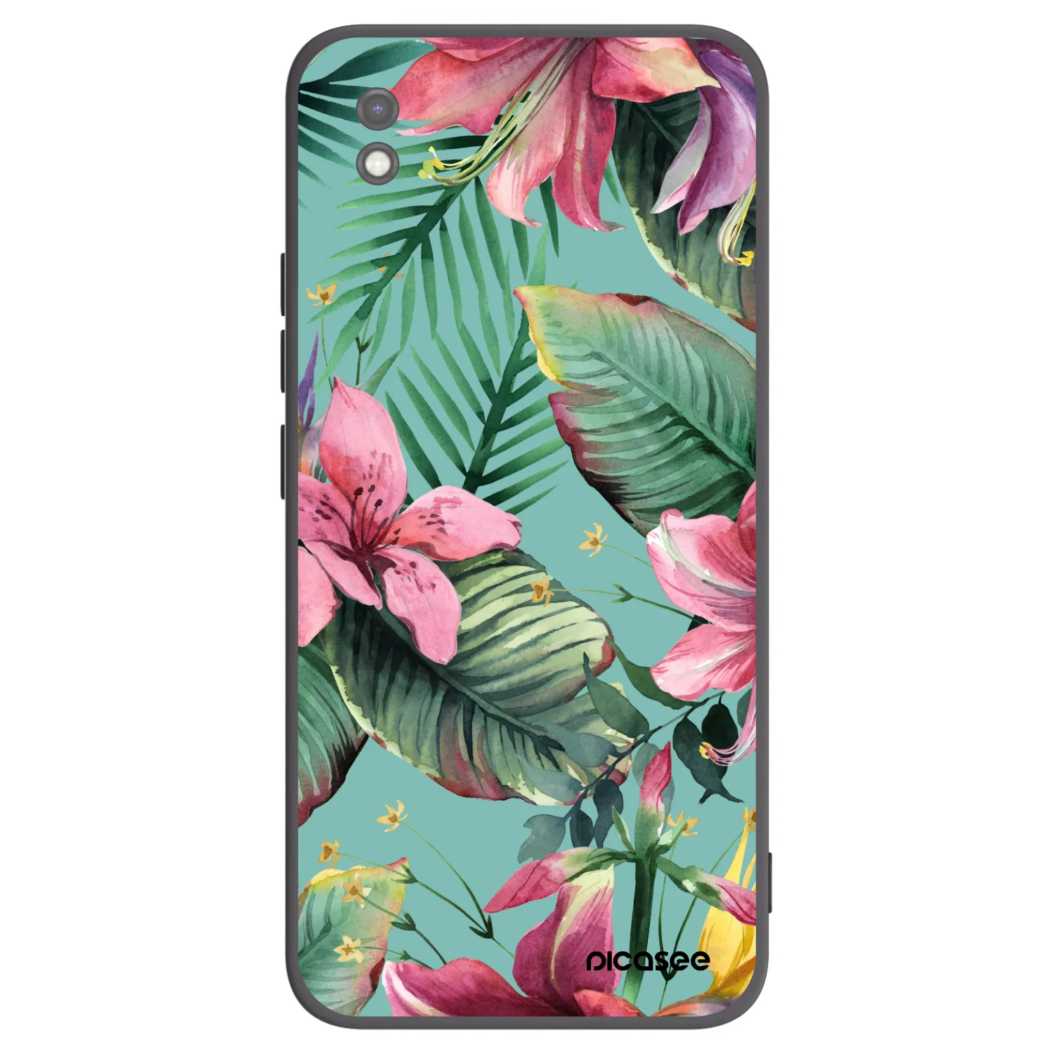 Picasee silikonový černý obal pro Xiaomi Redmi 9AT - Hawaii