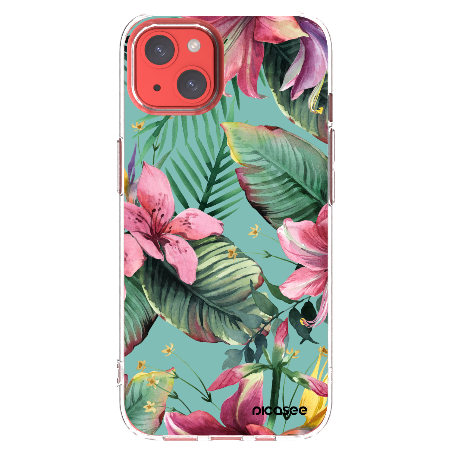 Picasee silikonový průhledný obal pro Apple iPhone 13 - Hawaii