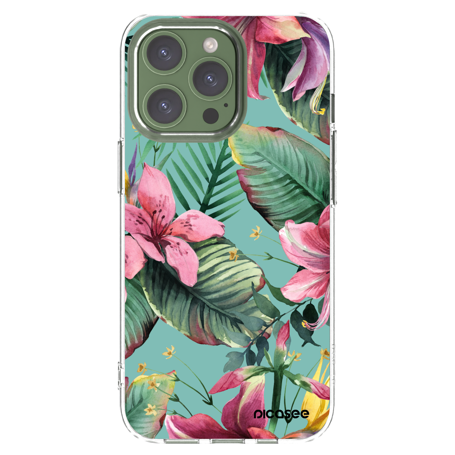 Picasee silikonový průhledný obal pro Apple iPhone 13 Pro - Hawaii