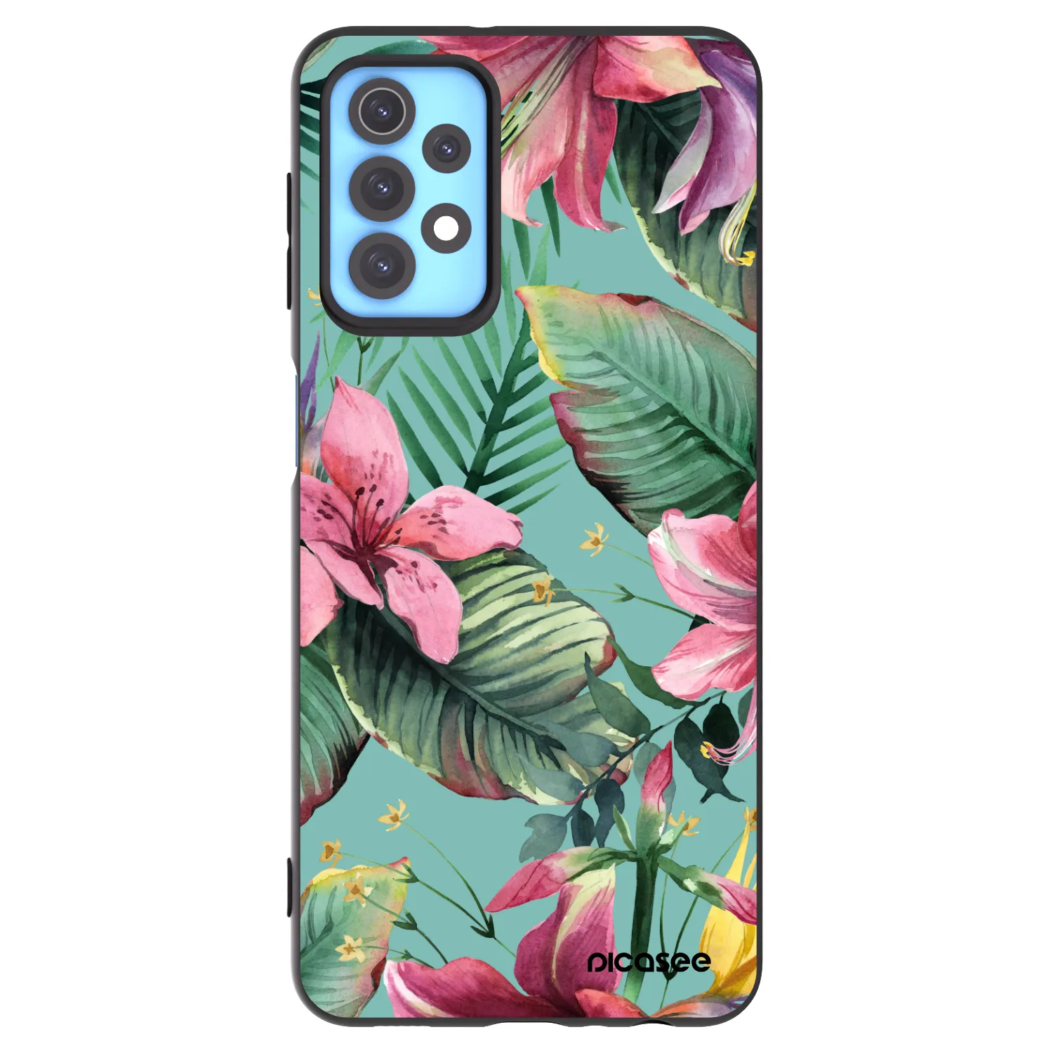 Picasee silikonový černý obal pro Samsung Galaxy A32 4G SM-A325F - Hawaii
