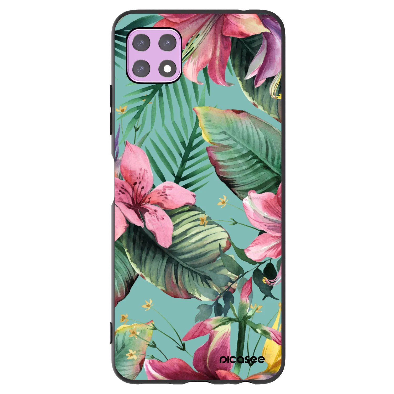Picasee silikonový černý obal pro Samsung Galaxy A22 A226B 5G - Hawaii