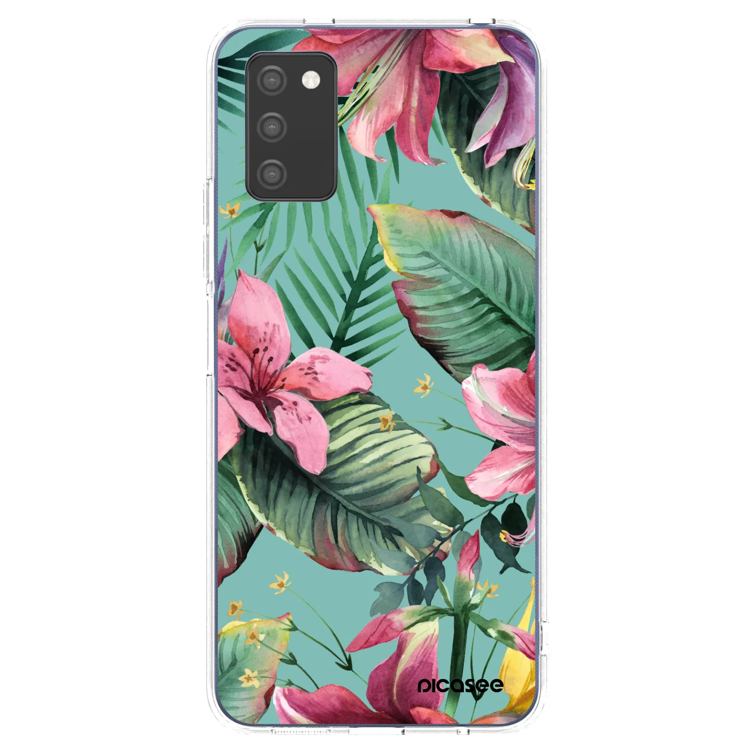 Picasee silikonový průhledný obal pro Samsung Galaxy A02s A025G - Hawaii