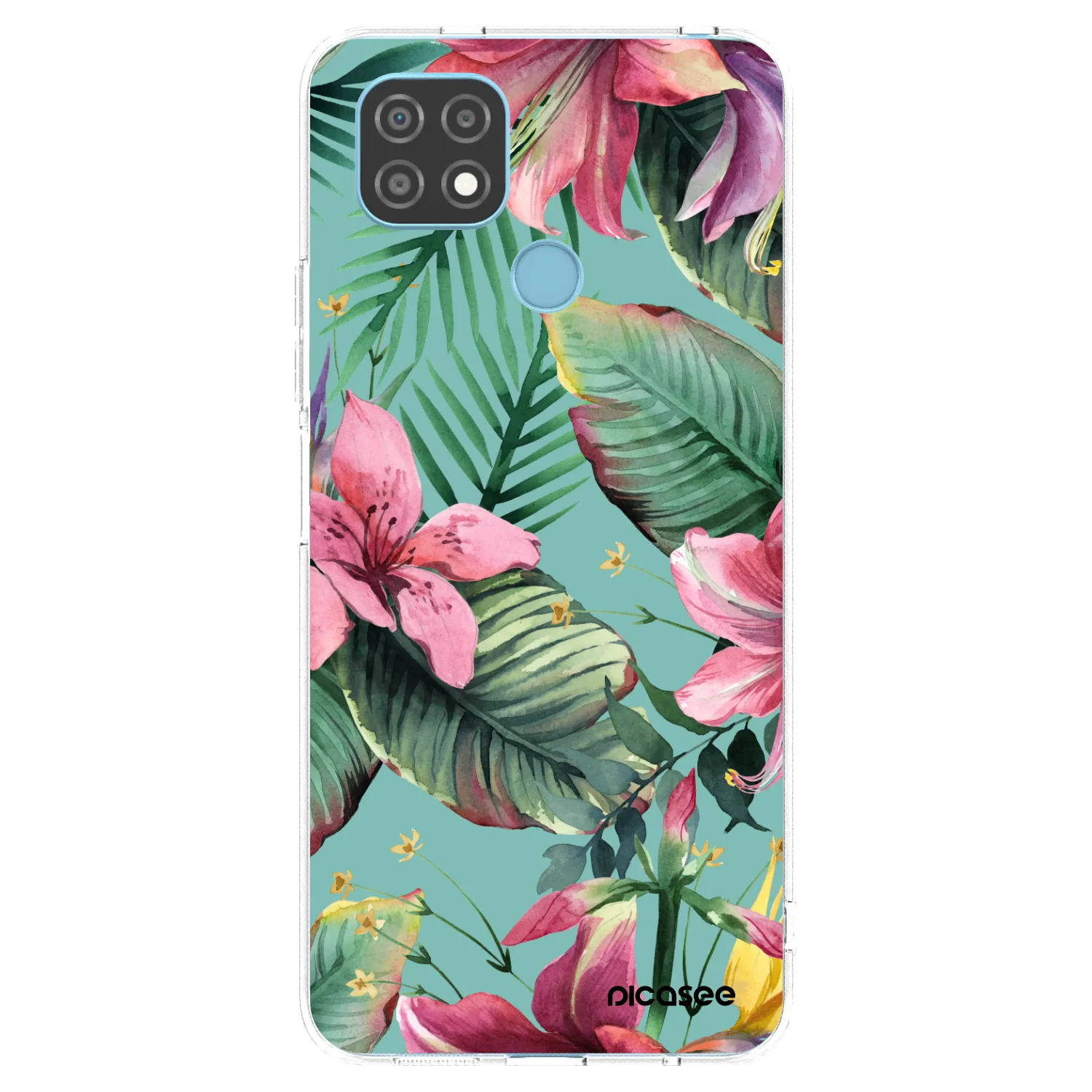 Picasee silikonový průhledný obal pro Realme C21 - Hawaii