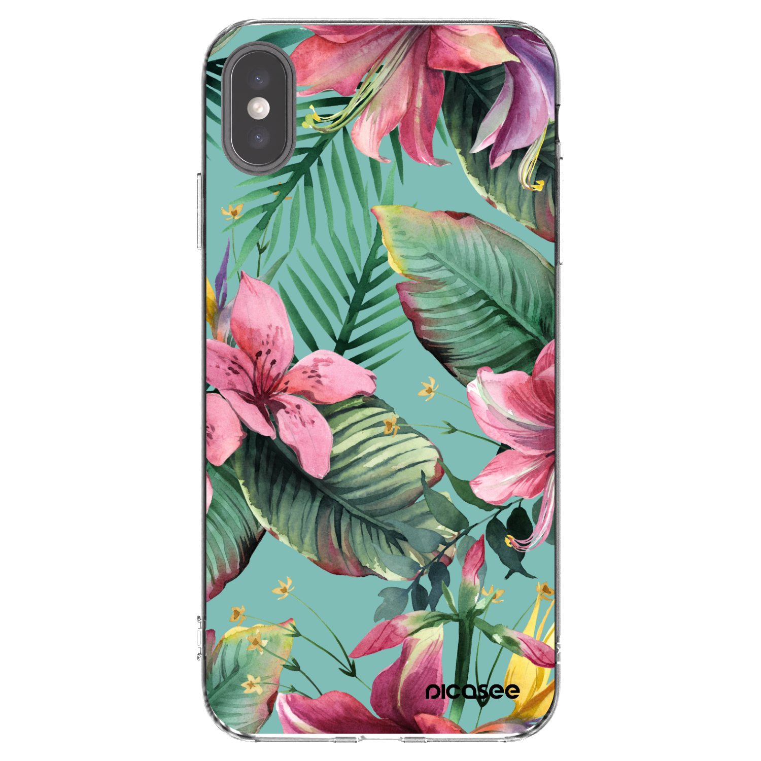 Picasee silikonový průhledný obal pro Apple iPhone XS Max - Hawaii