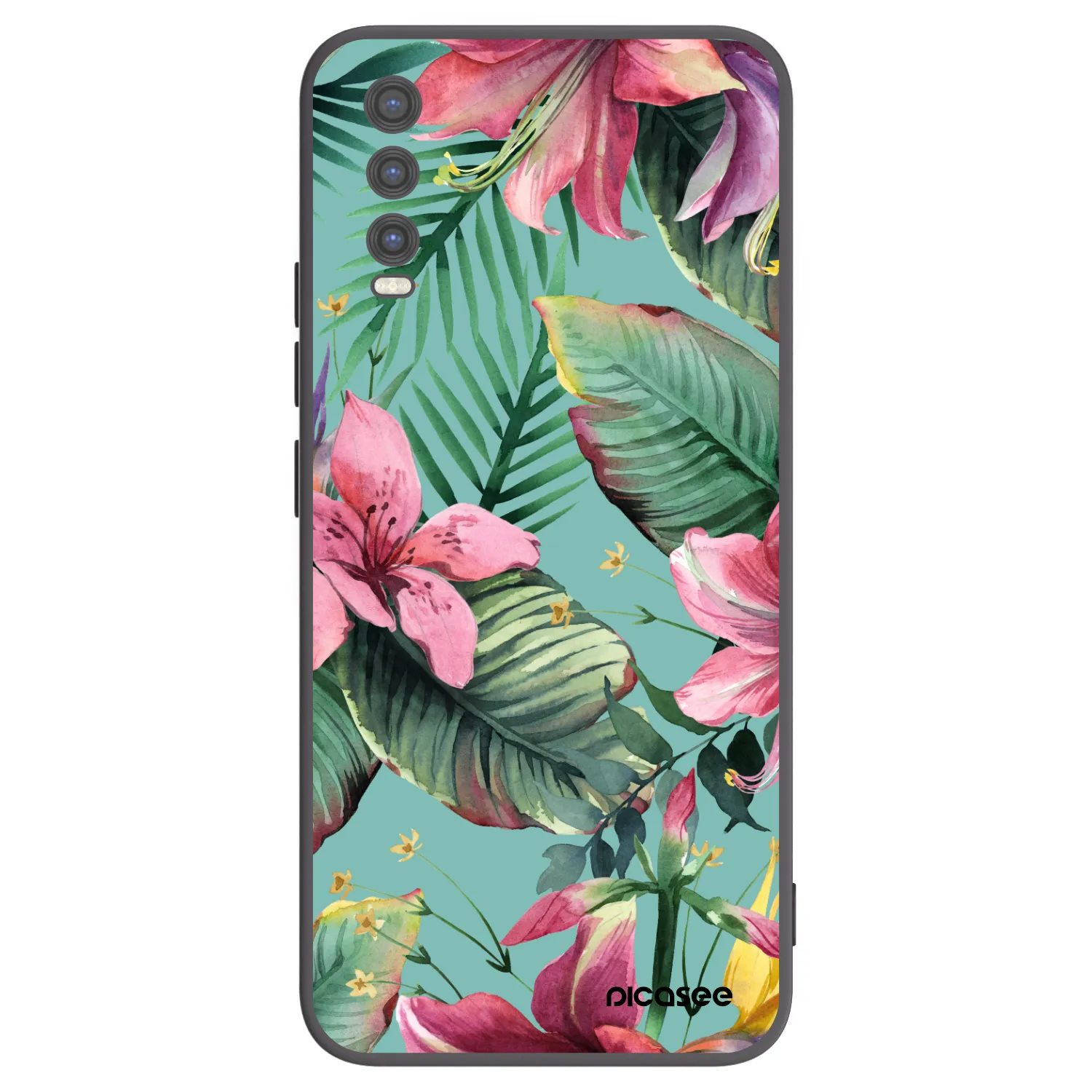 Picasee silikonový černý obal pro Vivo Y20s - Hawaii