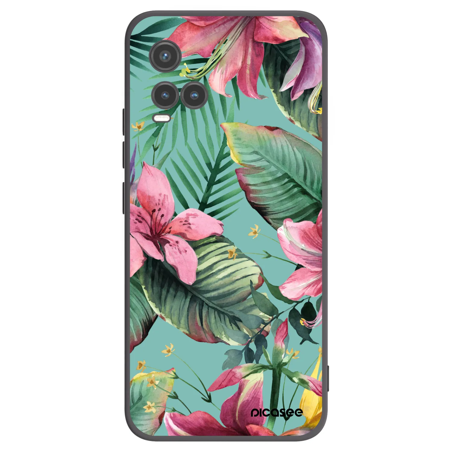 Picasee silikonový černý obal pro Vivo Y33s - Hawaii