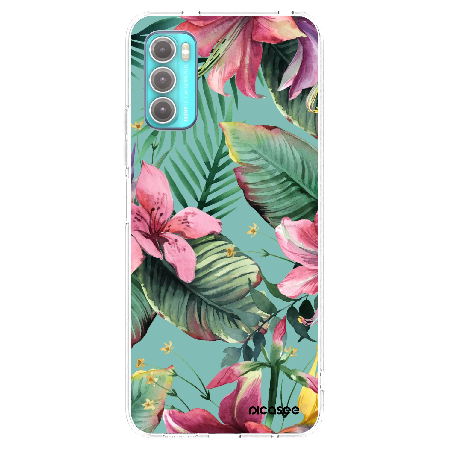 Picasee silikonový průhledný obal pro Motorola Moto G60 - Hawaii