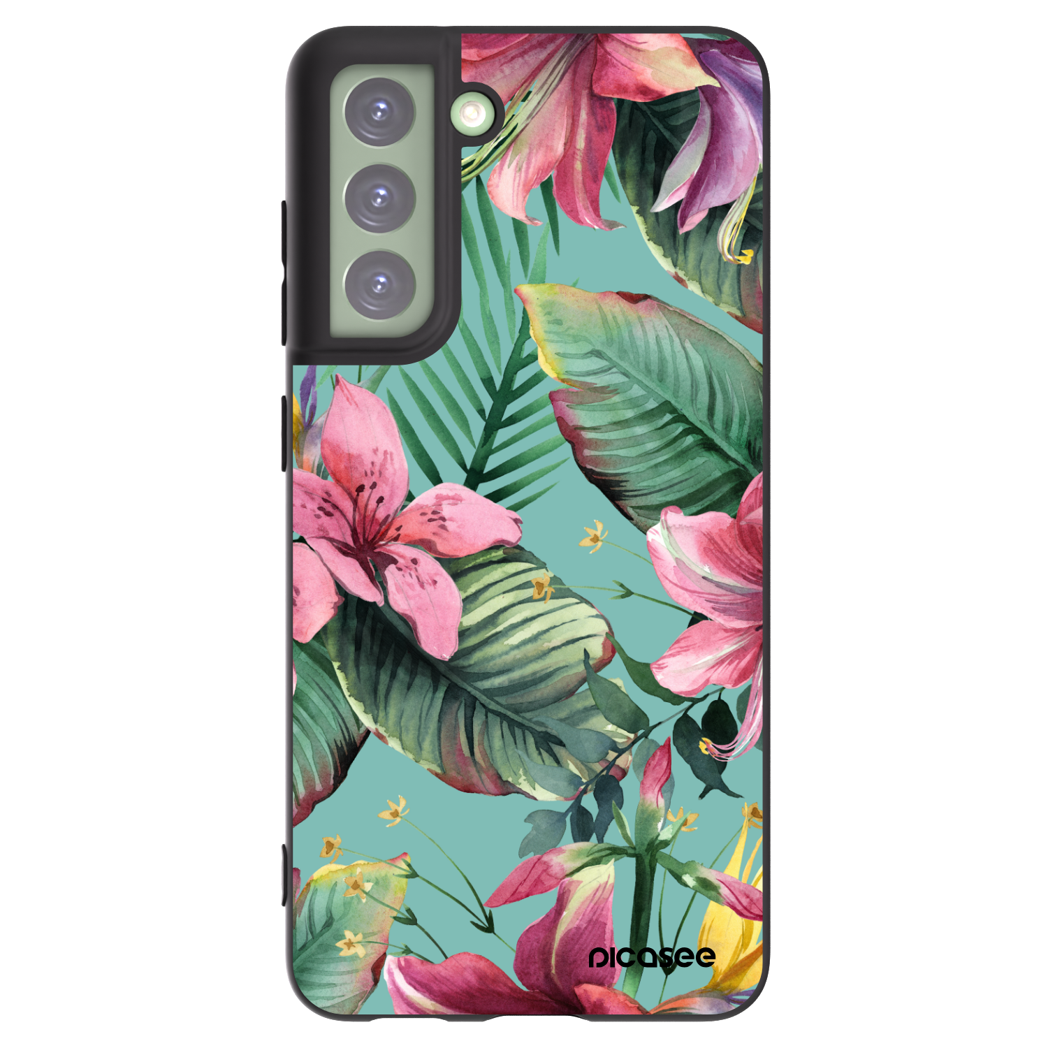 Picasee silikonový černý obal pro Samsung Galaxy S21 FE 5G - Hawaii