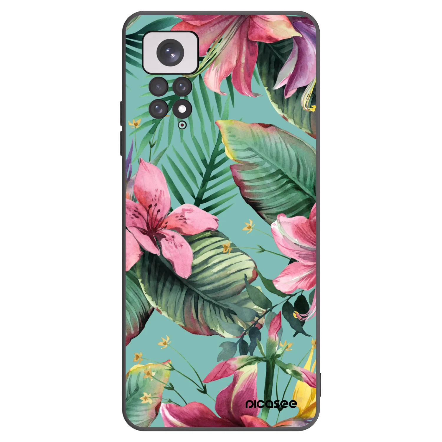 Picasee silikonový černý obal pro Xiaomi Redmi Note 11 - Hawaii
