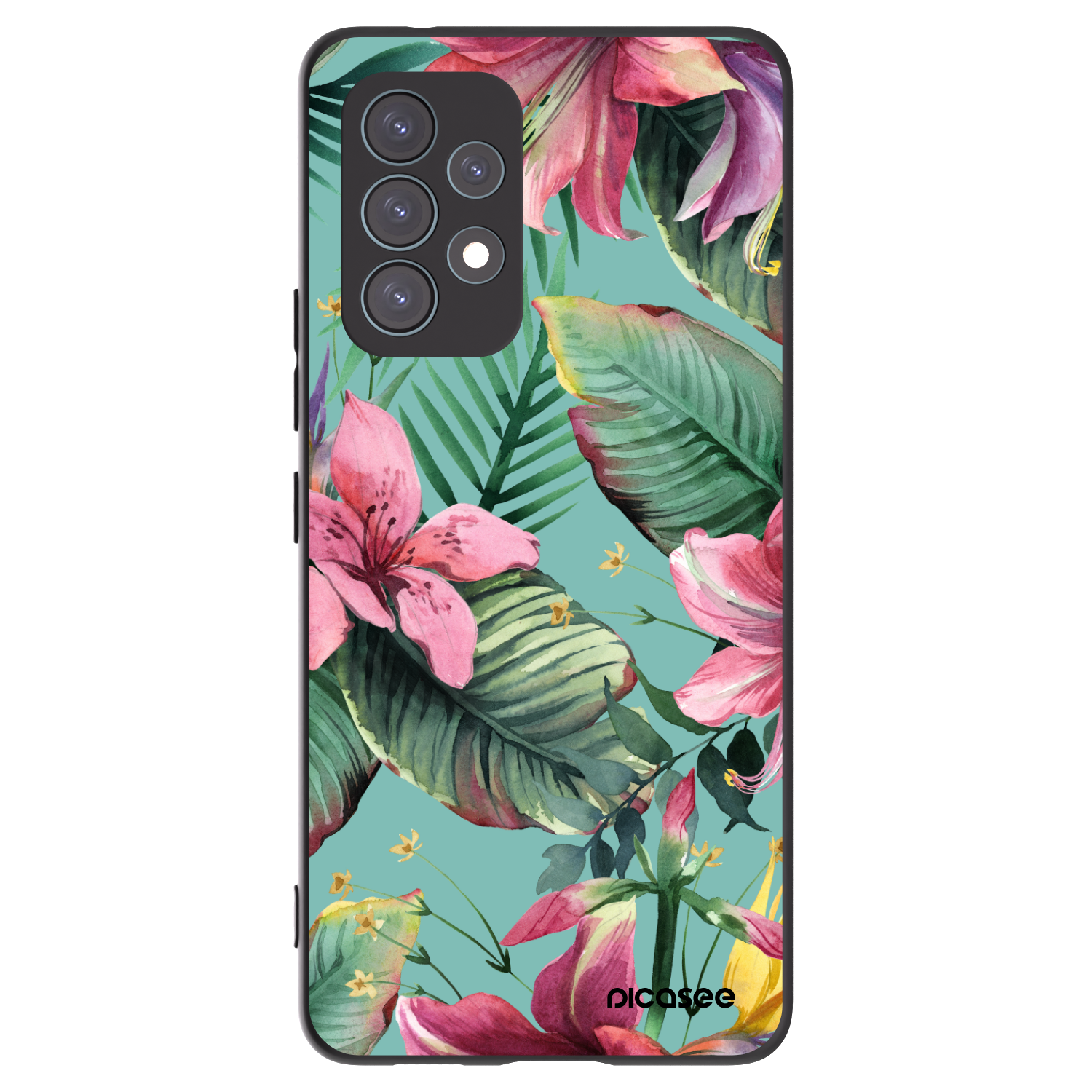Picasee silikonový černý obal pro Samsung Galaxy A53 5G A536 - Hawaii