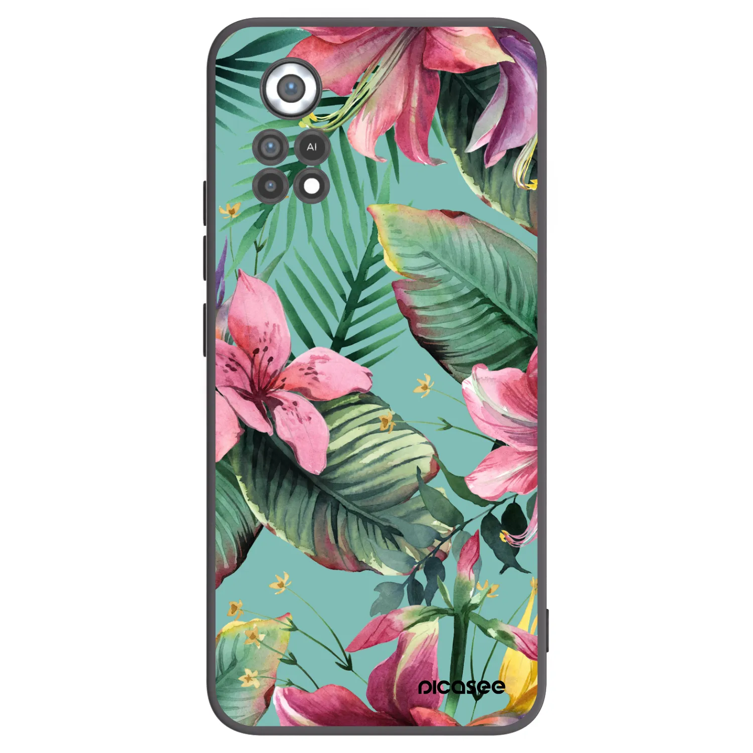 Picasee silikonový černý obal pro Xiaomi Poco X4 Pro 5G - Hawaii