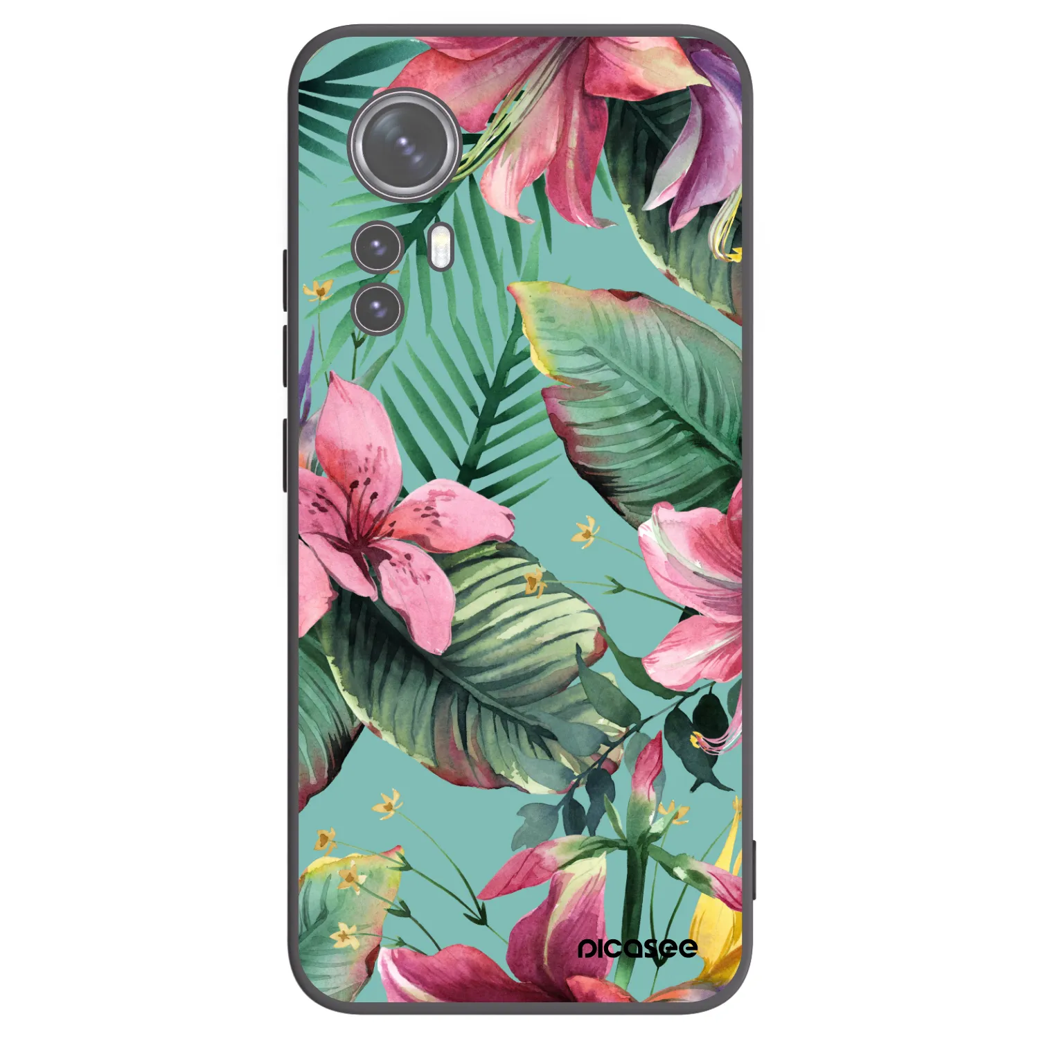 Picasee silikonový černý obal pro Xiaomi 12 - Hawaii
