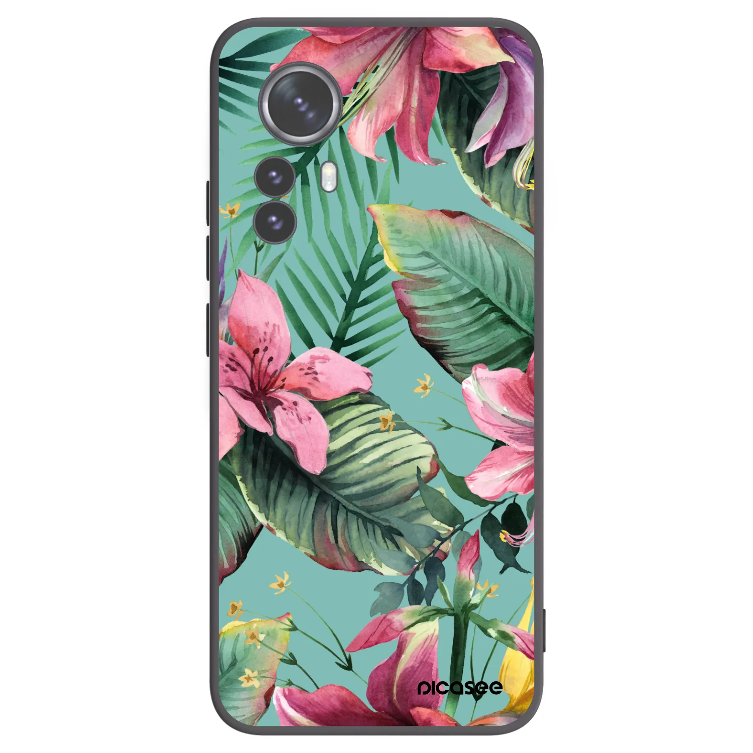 Picasee silikonový černý obal pro Xiaomi 12 Pro - Hawaii