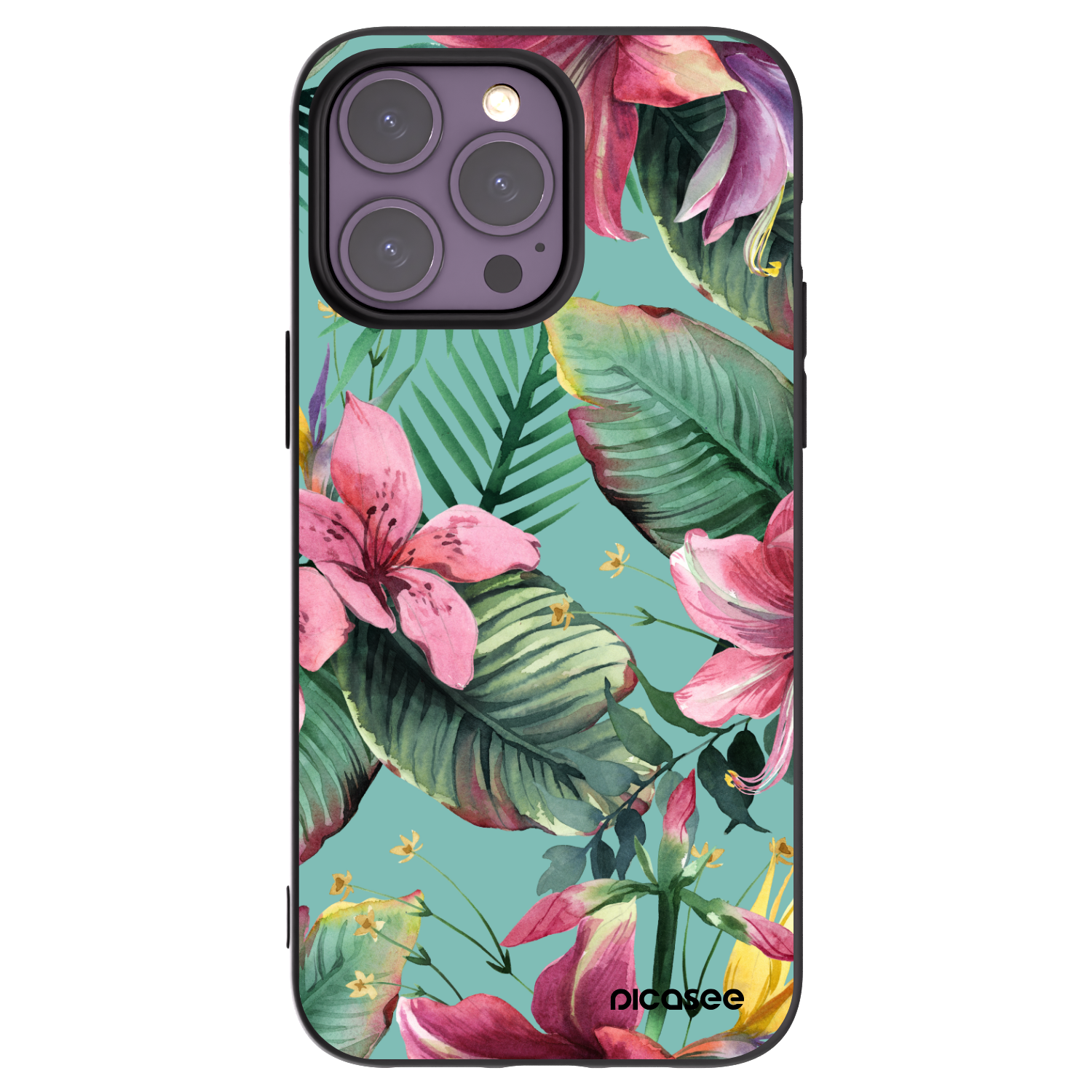 Picasee silikonový černý obal pro Apple iPhone 14 Pro Max - Hawaii