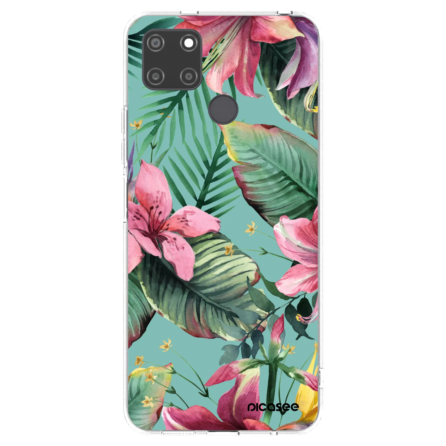 Picasee silikonový průhledný obal pro Realme C21Y - Hawaii