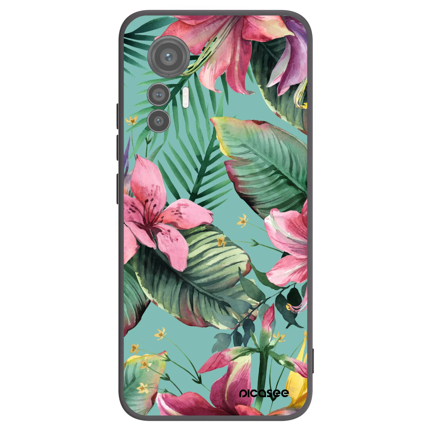 Picasee silikonový černý obal pro Xiaomi 12 Lite - Hawaii