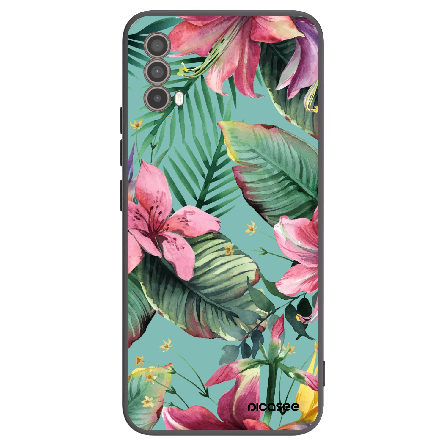Picasee silikonový černý obal pro Motorola Moto E40 - Hawaii