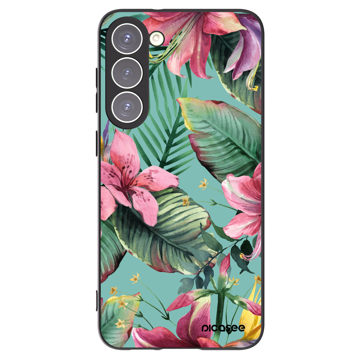 Picasee silikonový černý obal pro Samsung Galaxy S23+ 5G - Hawaii