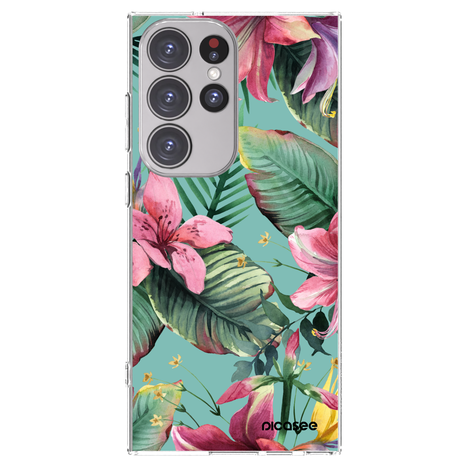 Picasee silikonový průhledný obal pro Samsung Galaxy S23 Ultra 5G - Hawaii