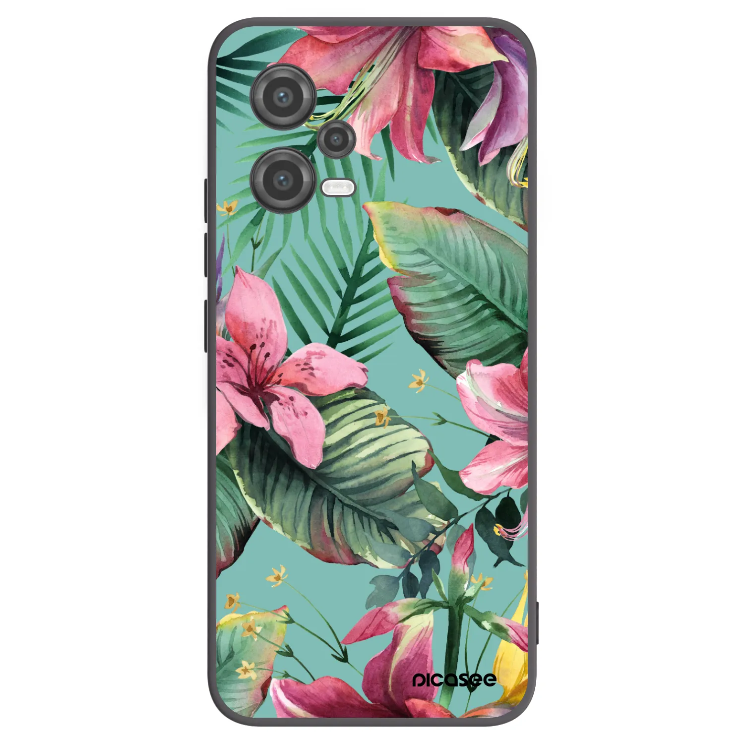 Picasee silikonový černý obal pro Xiaomi Poco X5 - Hawaii