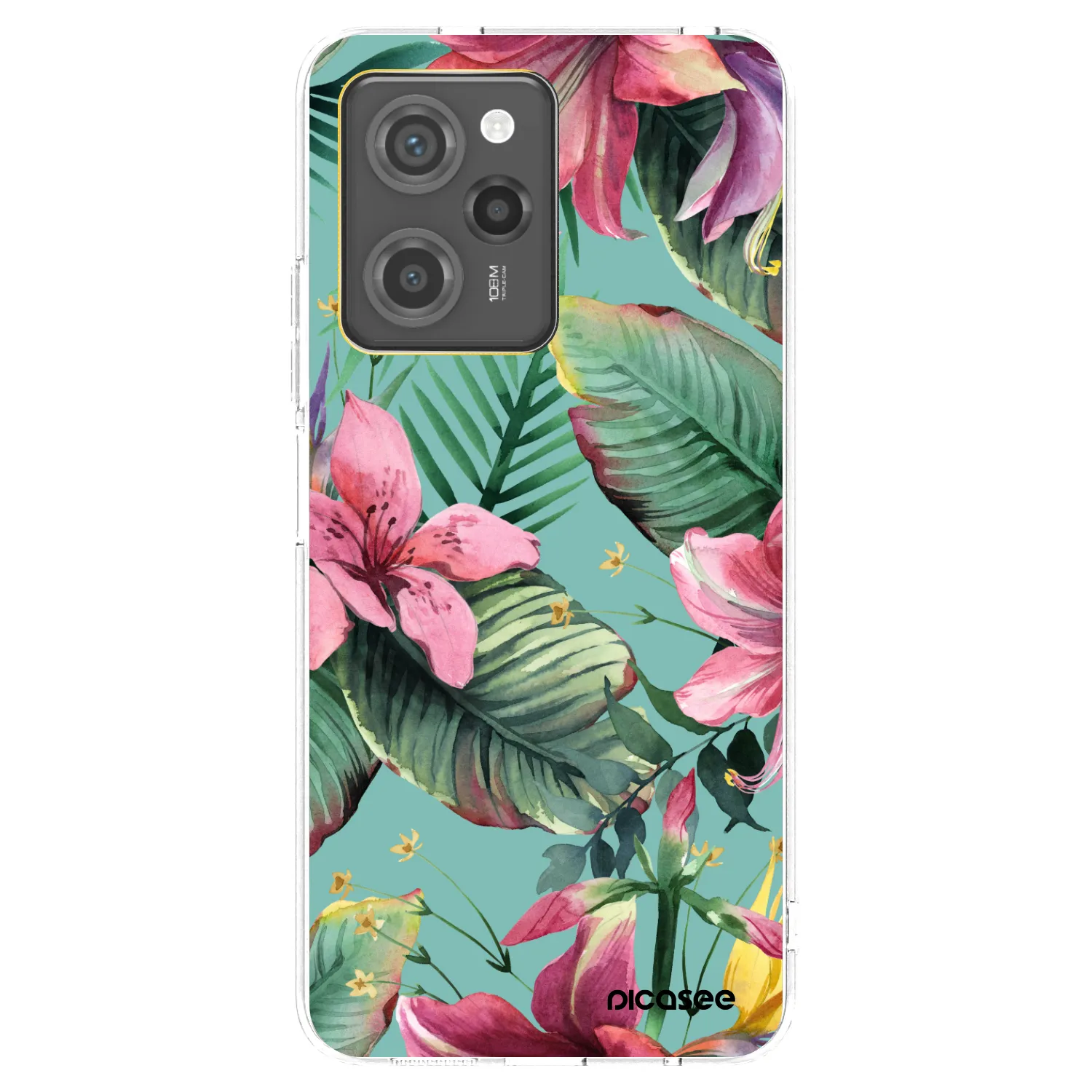 Picasee silikonový černý obal pro Xiaomi Poco X5 Pro - Hawaii