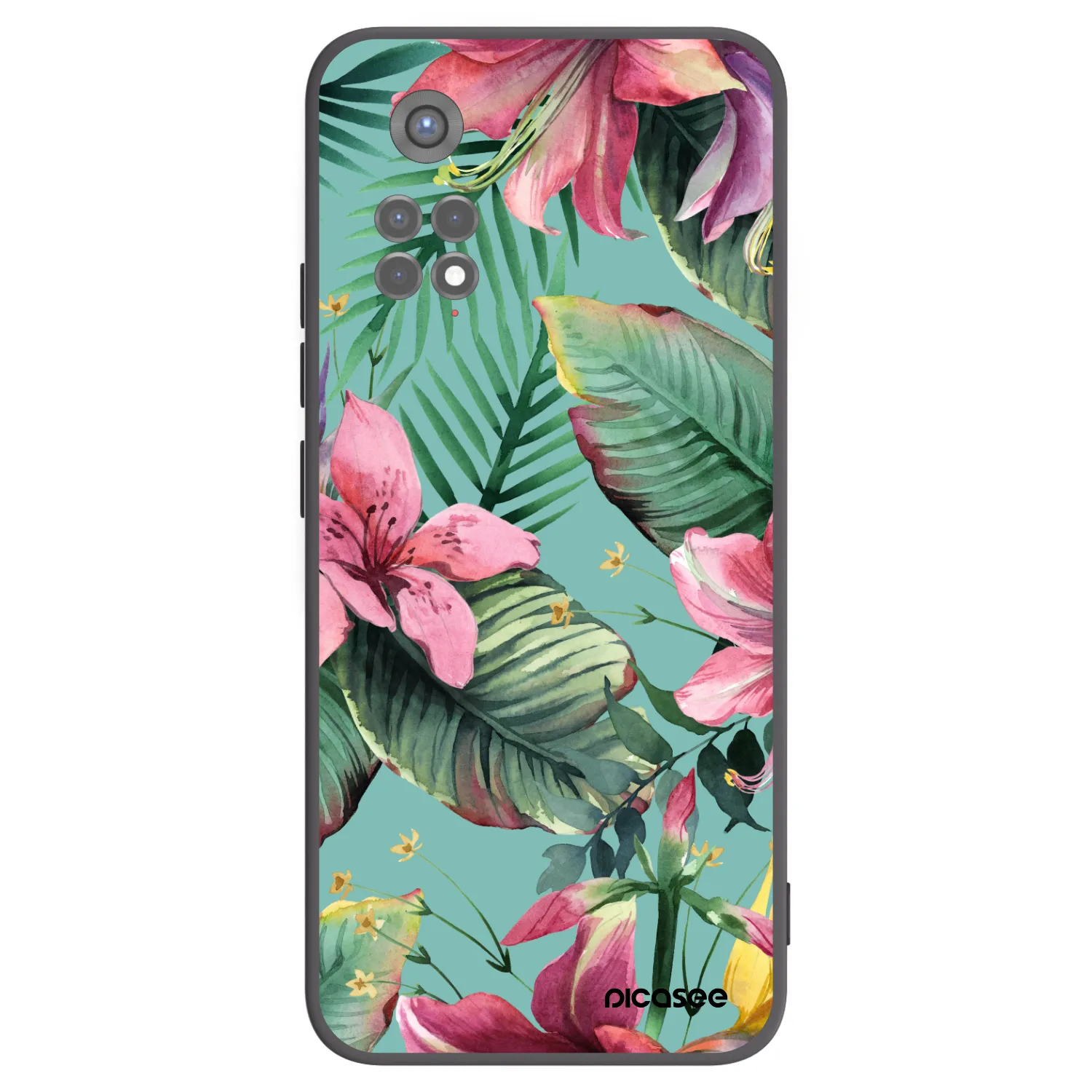 Picasee silikonový černý obal pro Xiaomi Redmi Note 11S 5G - Hawaii