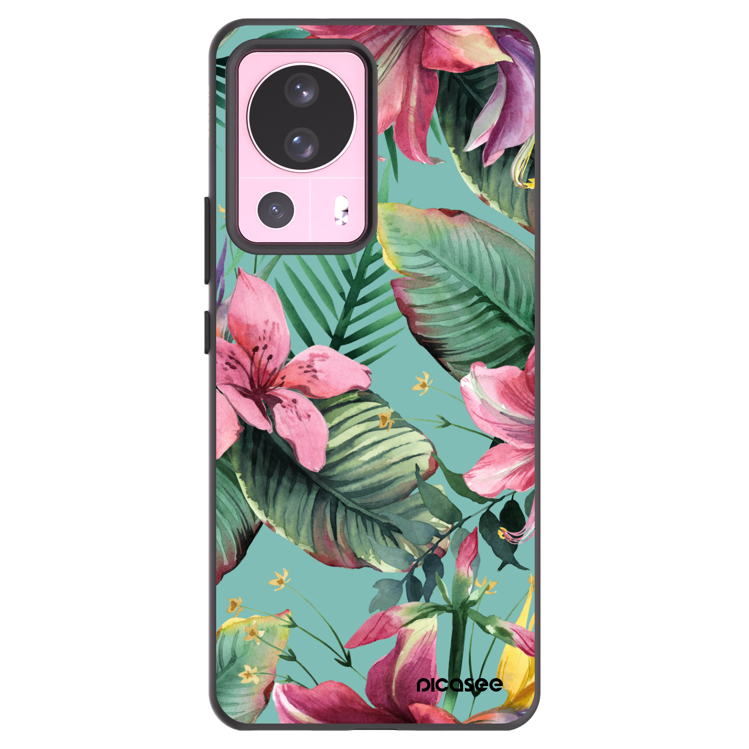 Picasee silikonový černý obal pro Xiaomi 13 Lite - Hawaii