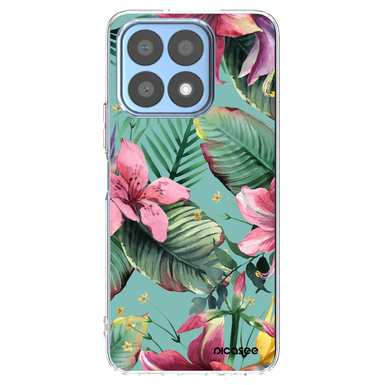 Picasee silikonový průhledný obal pro Honor X8a - Hawaii