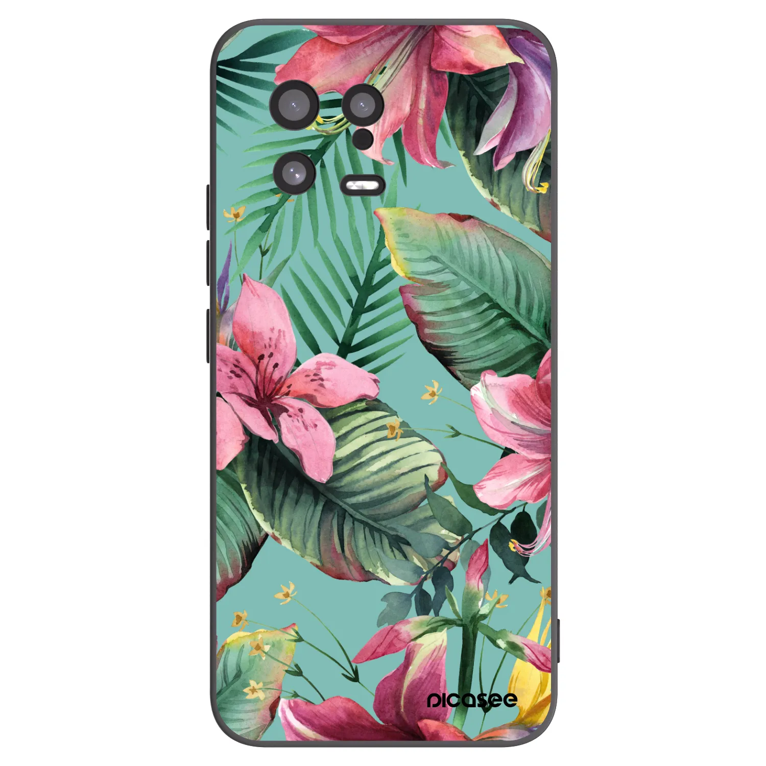 Picasee silikonový černý obal pro Xiaomi 13 - Hawaii